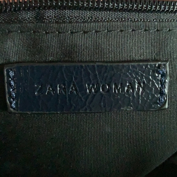 NWOT ZARA Navy Blue Handbag w/ Shoulder Strap - Picture 5 of 16